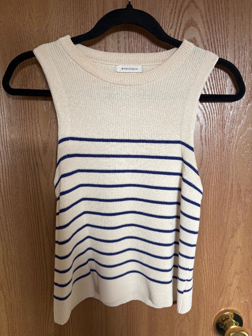 Striped Sweater Tank - Picture 1 of 2